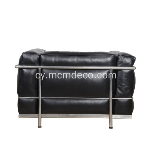 Soffa Sengl Lledr Grand Modele LC3